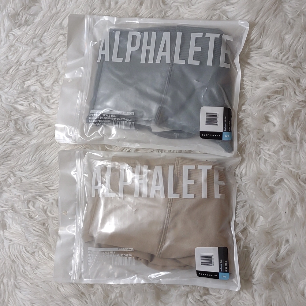Bundle of Alphalete High waisted leggings